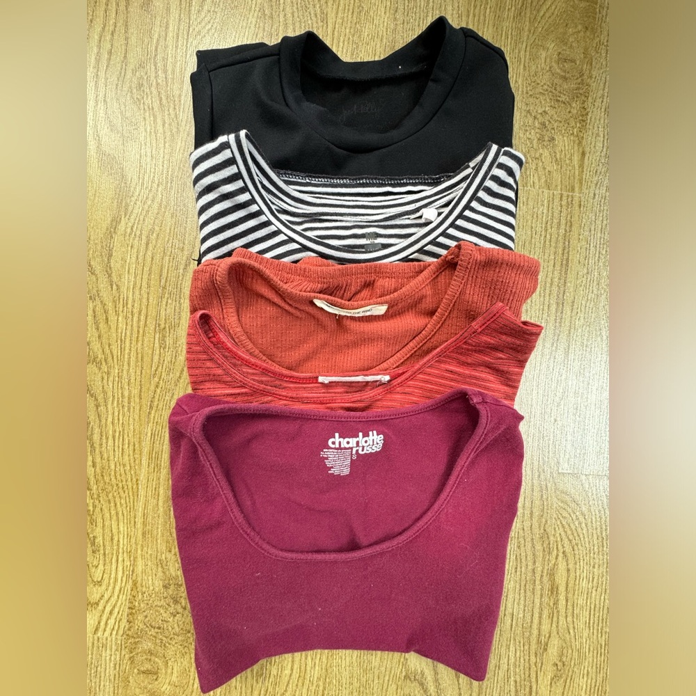Bundle! Six small Crop Tops